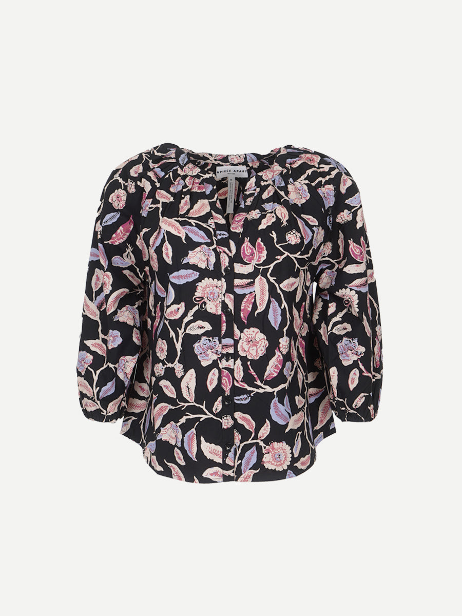 Apiece Apart | Mitte Top in Garden Floral Midnight