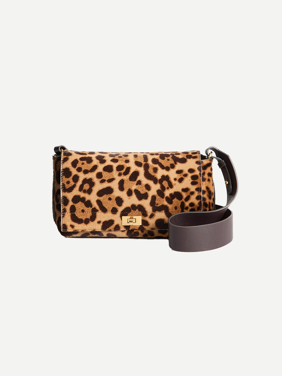 Anya Hindmarch Mortimer Cross Body in Leopard