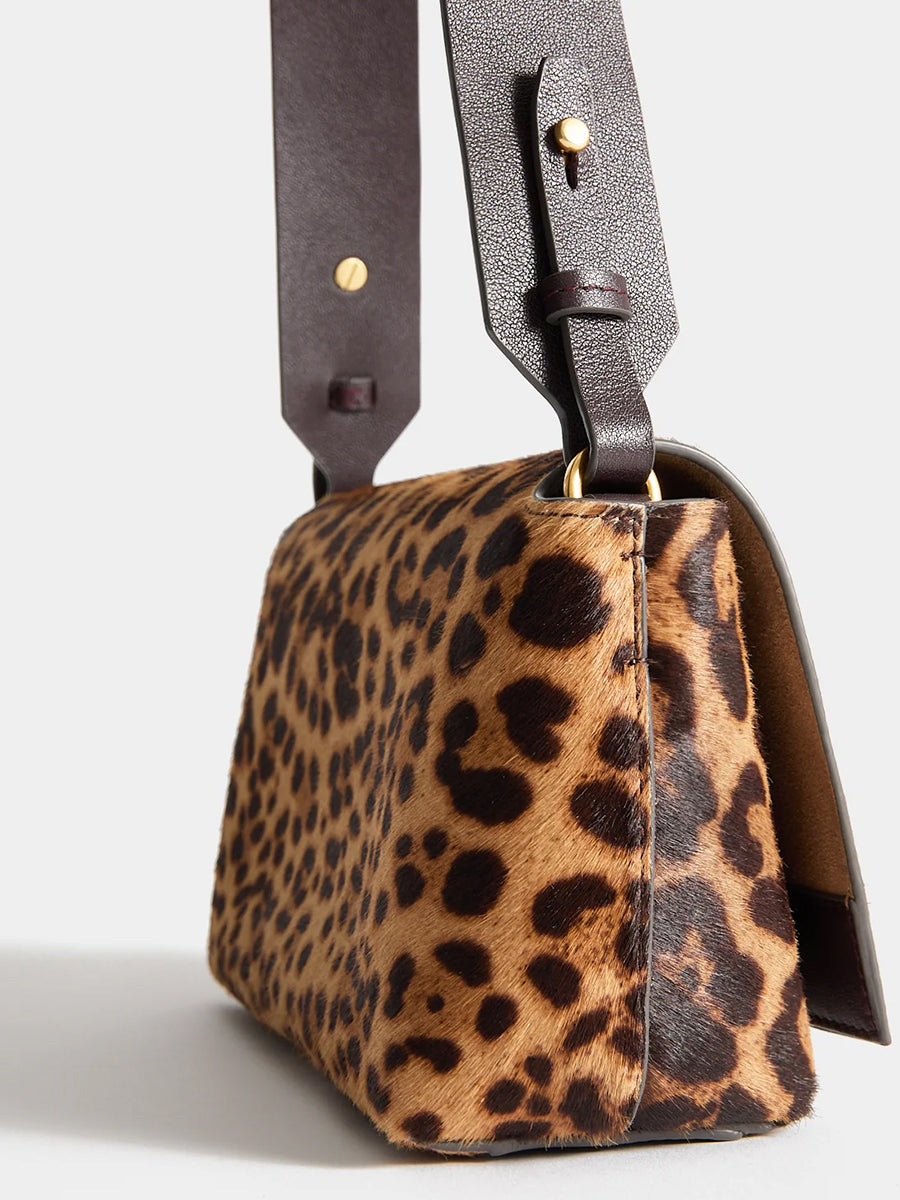 Anya Hindmarch Mortimer Cross Body in Leopard