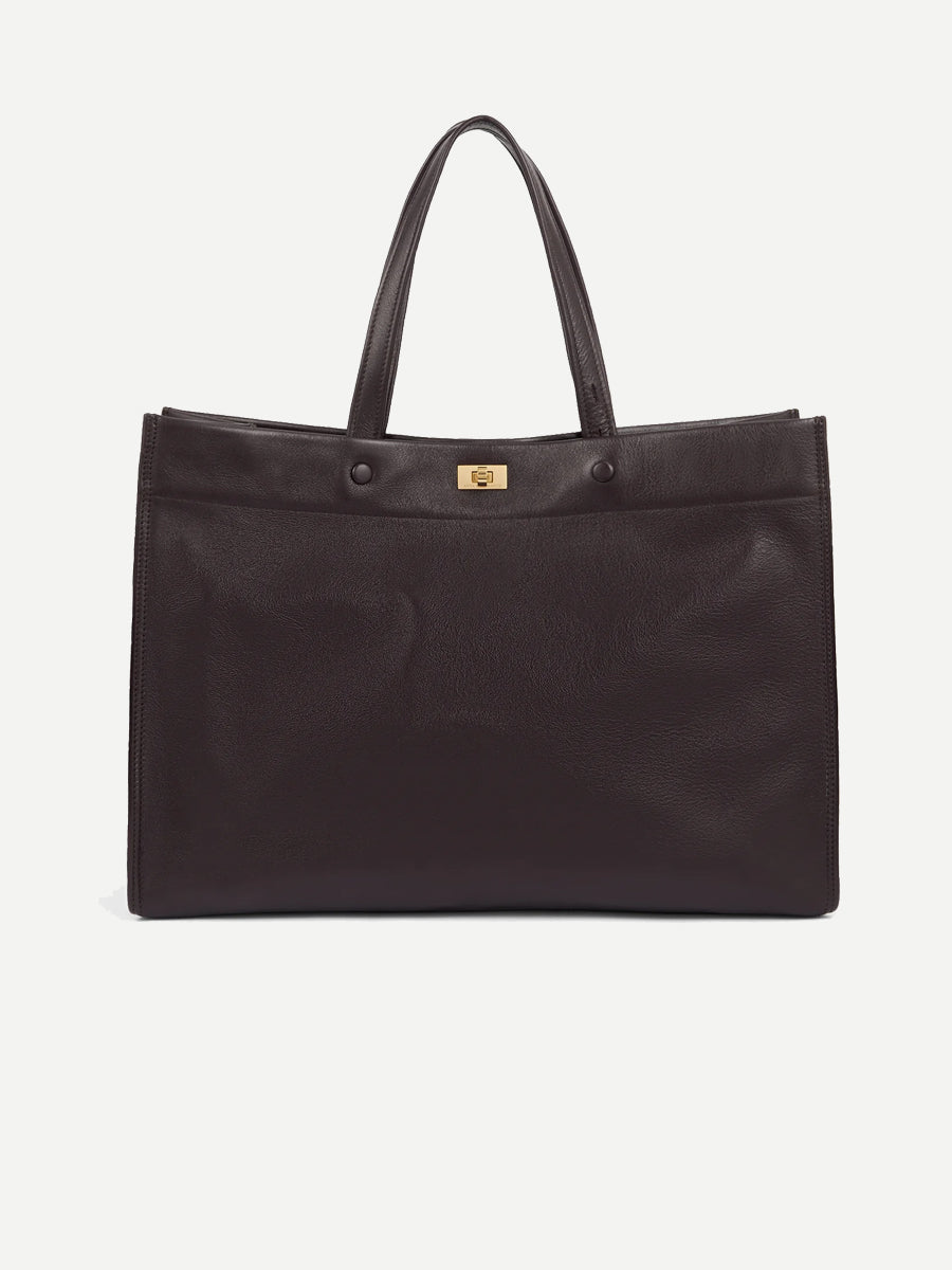 Mortimer Tote in Grape