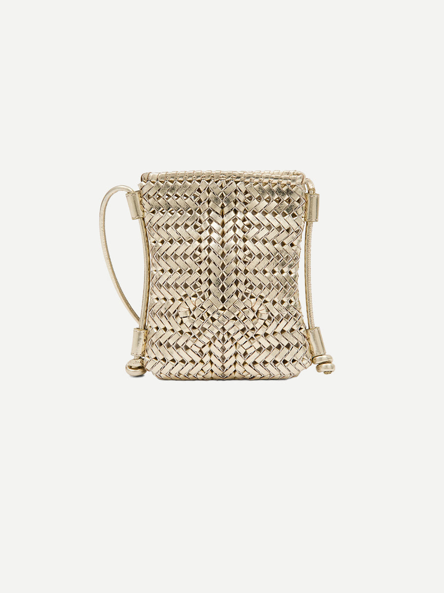 Anya Hindmarch | Neeson Crossbody Pouch in Platino Mirror