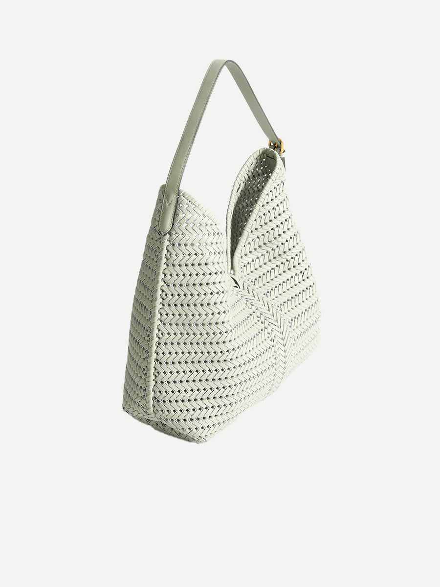 Anya Hindmarch Neeson Tassel Hobo Bag in Iceberg