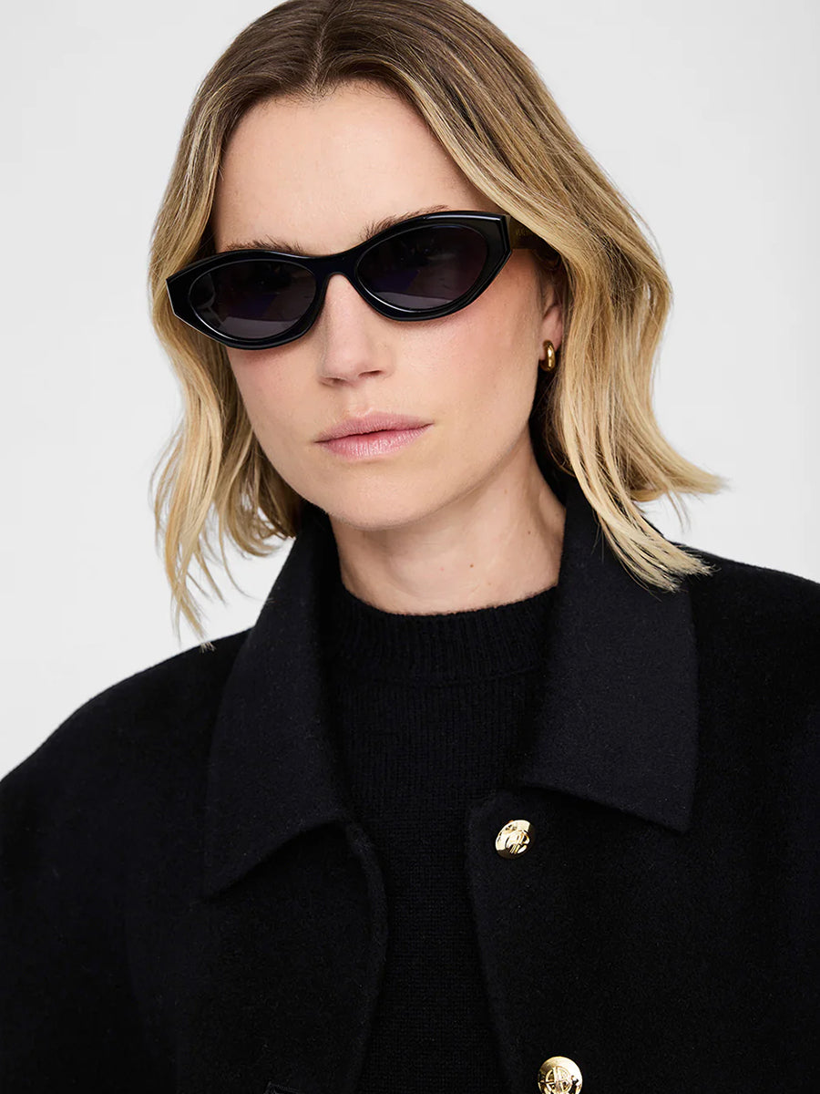 Anine Bing Nice Sunglasses in Black