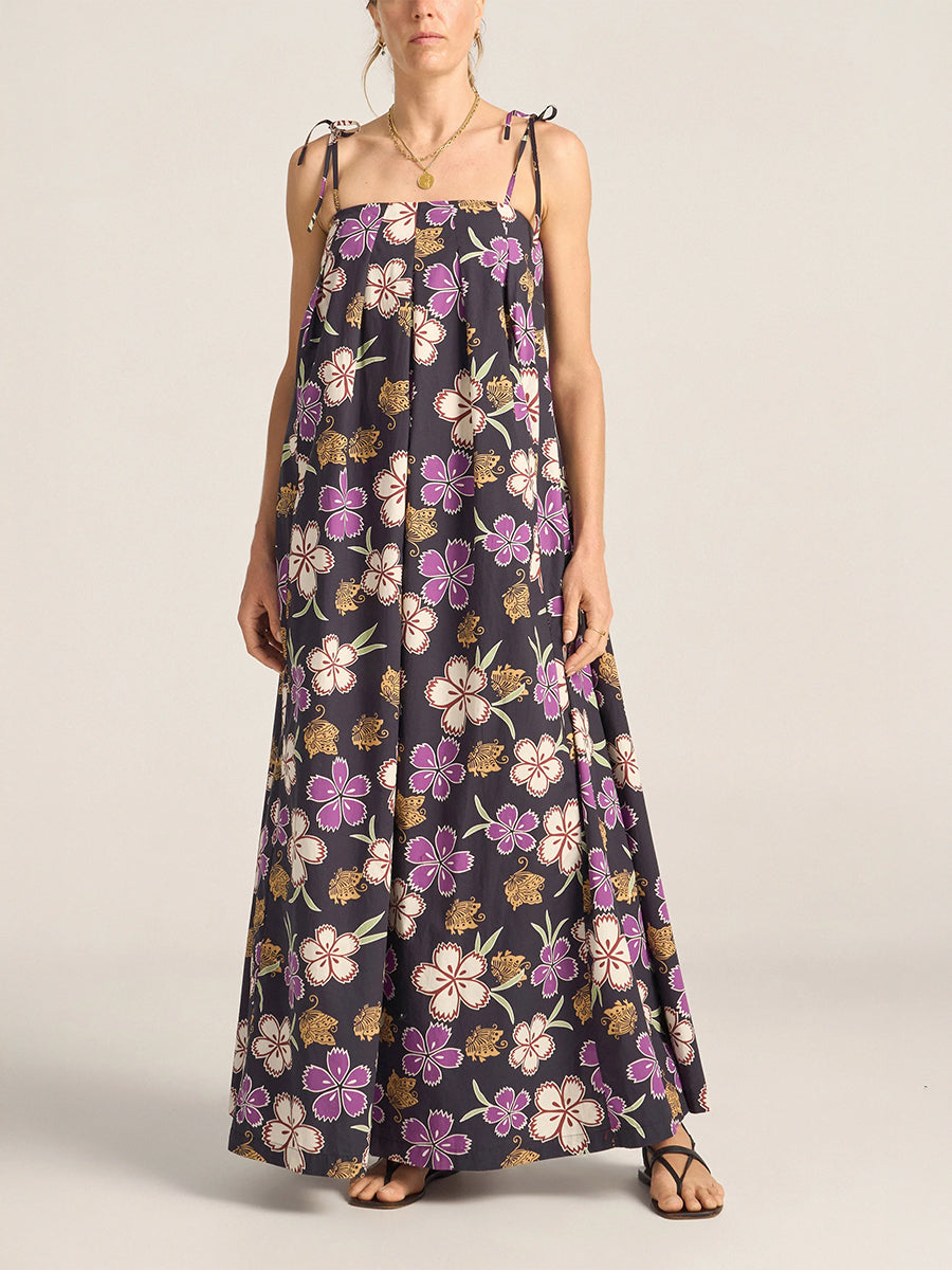 Ilio Nema Nisus Dress in Hibiscus Print