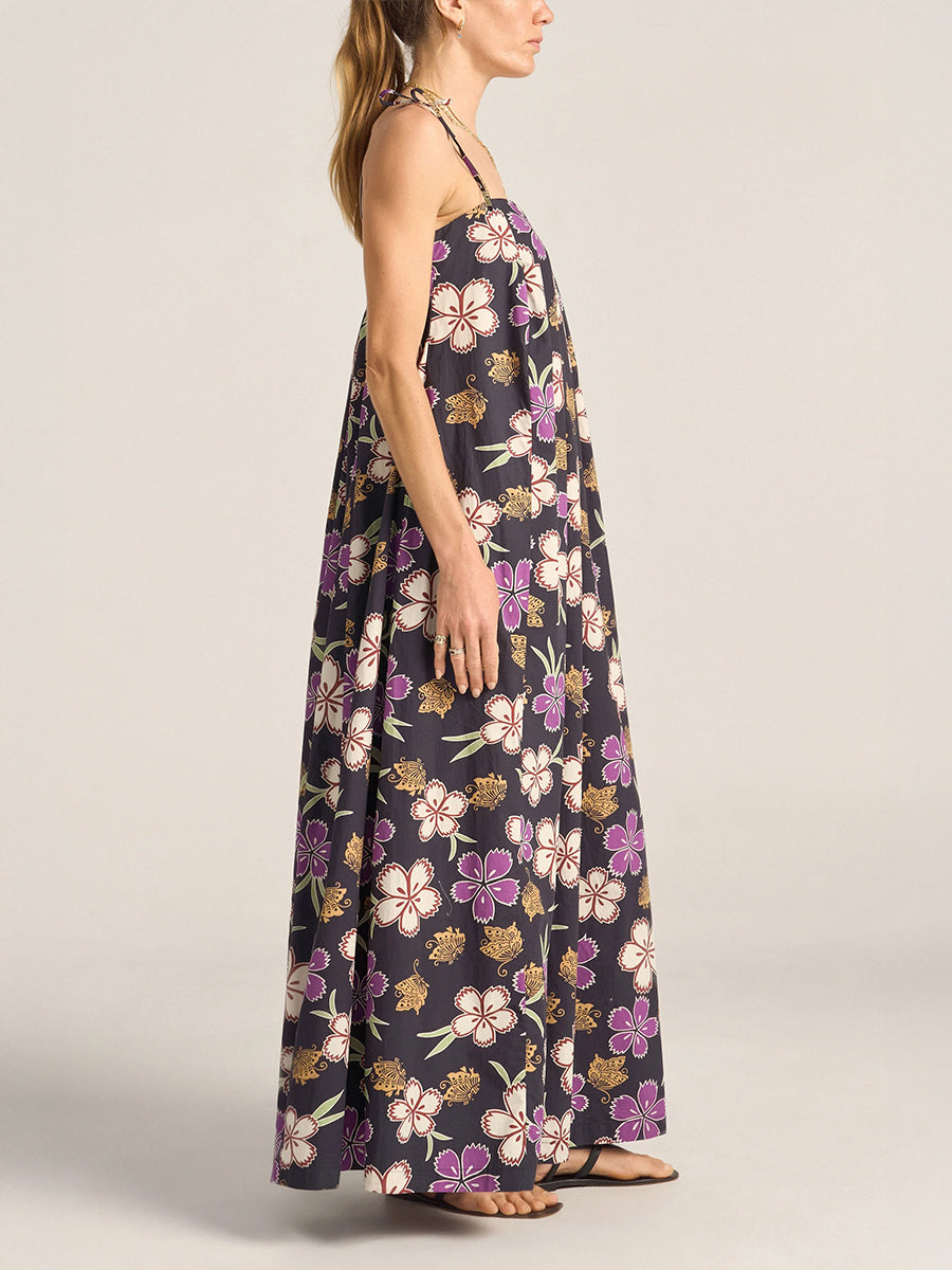 Ilio Nema Nisus Dress in Hibiscus Print