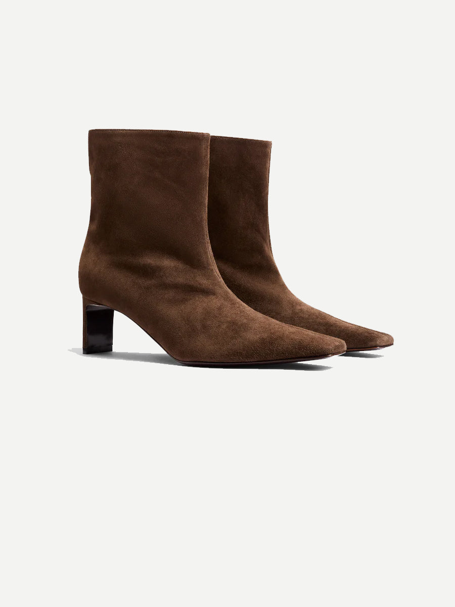 Khaite Ona Ankle Boot 55 in Ebano | Adam Heath In Store and Online