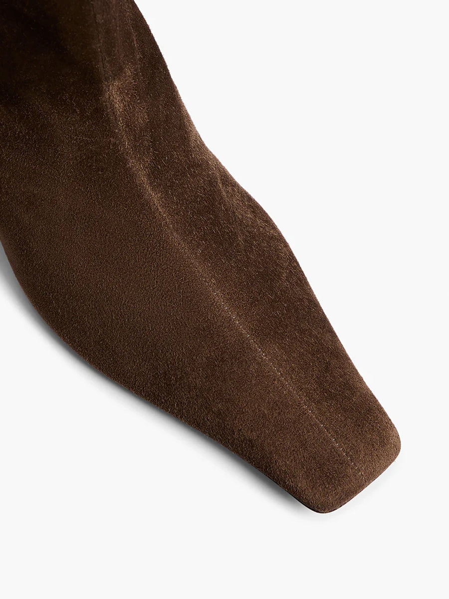 Khaite Ona Ankle Boot 55 in Ebano | Adam Heath In Store and Online