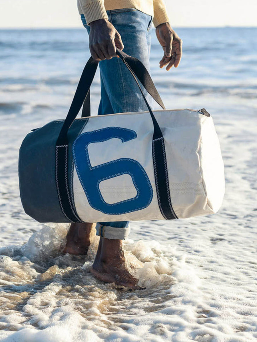 727 Sailbags Onshore Navy Bag in Blue/Turquoise