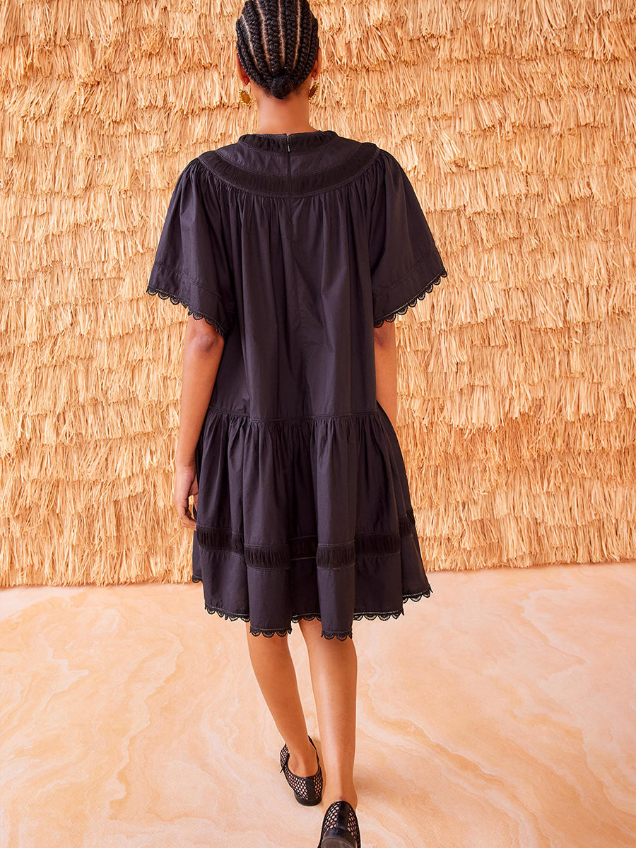 Oumi Dress in Noir