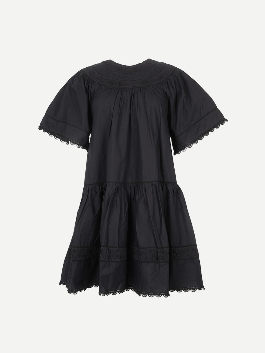 Oumi Dress in Noir