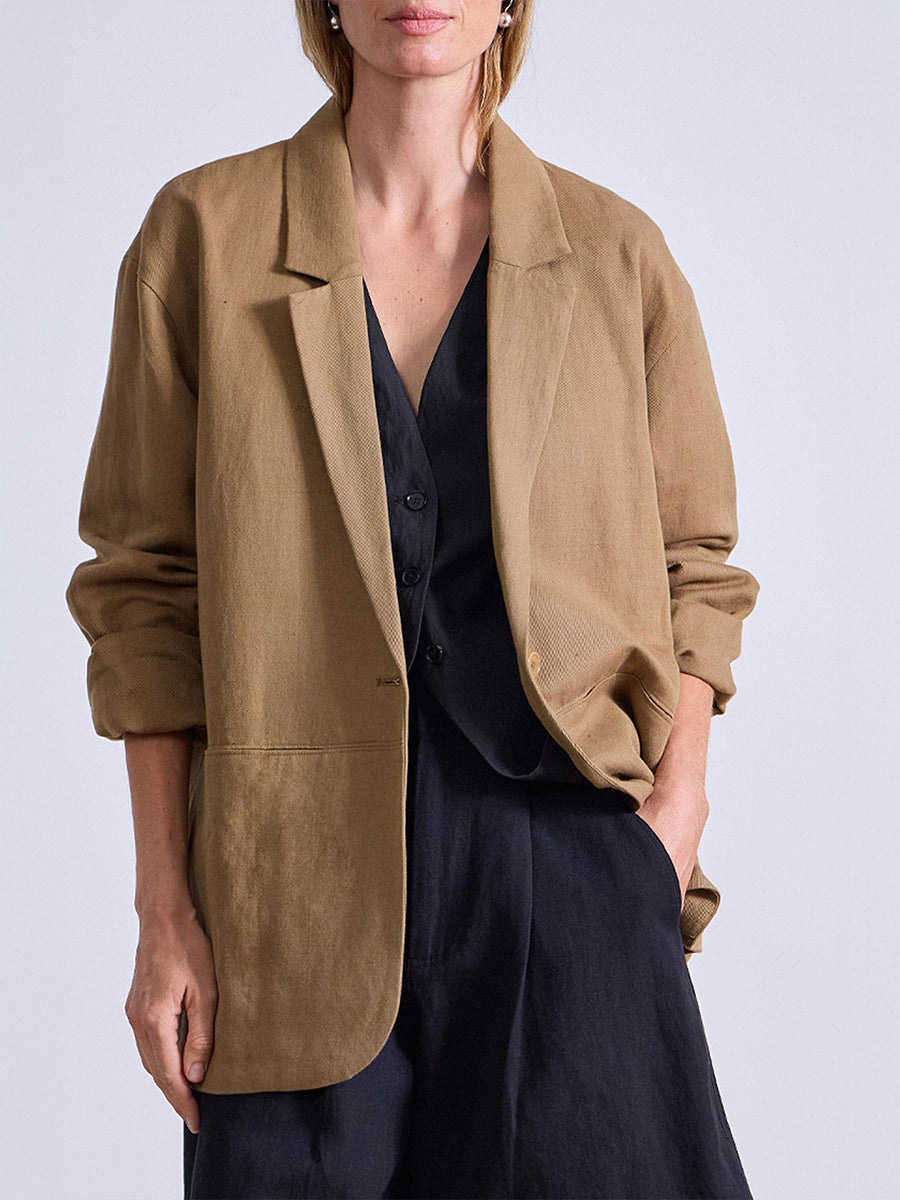 Oversized Blazer in Oak