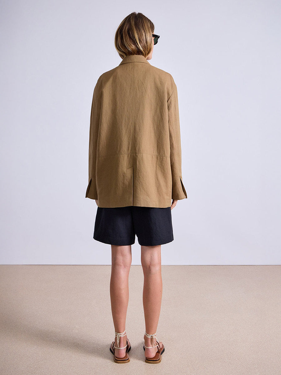 Oversized Blazer in Oak