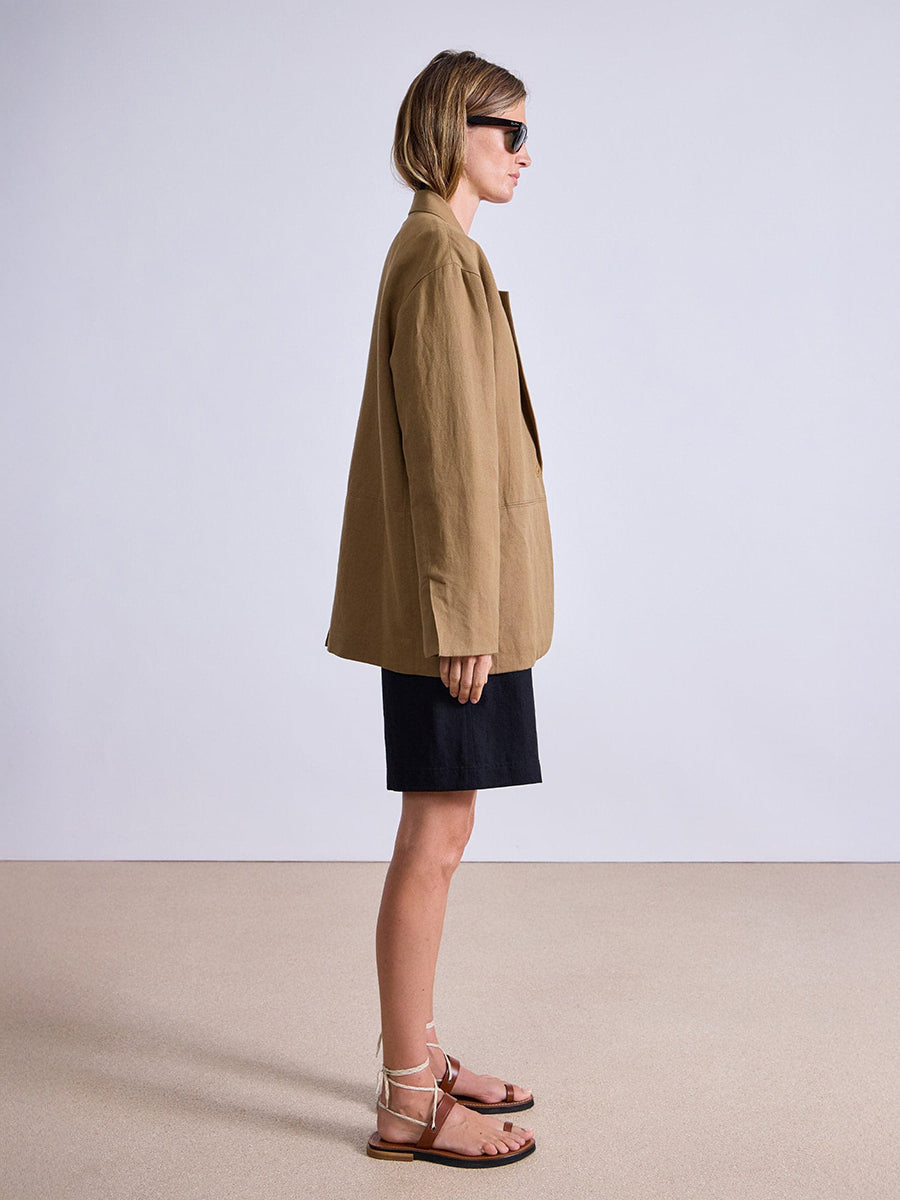 Oversized Blazer in Oak