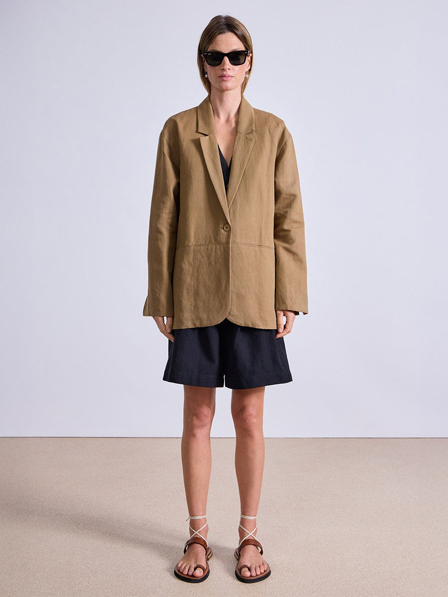 Oversized Blazer in Oak