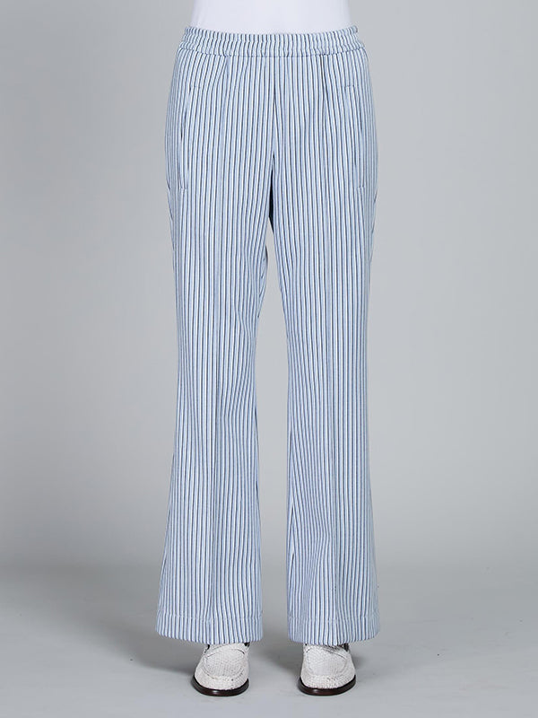 Marni | Stripe Jersey Pants in Vidid Blue