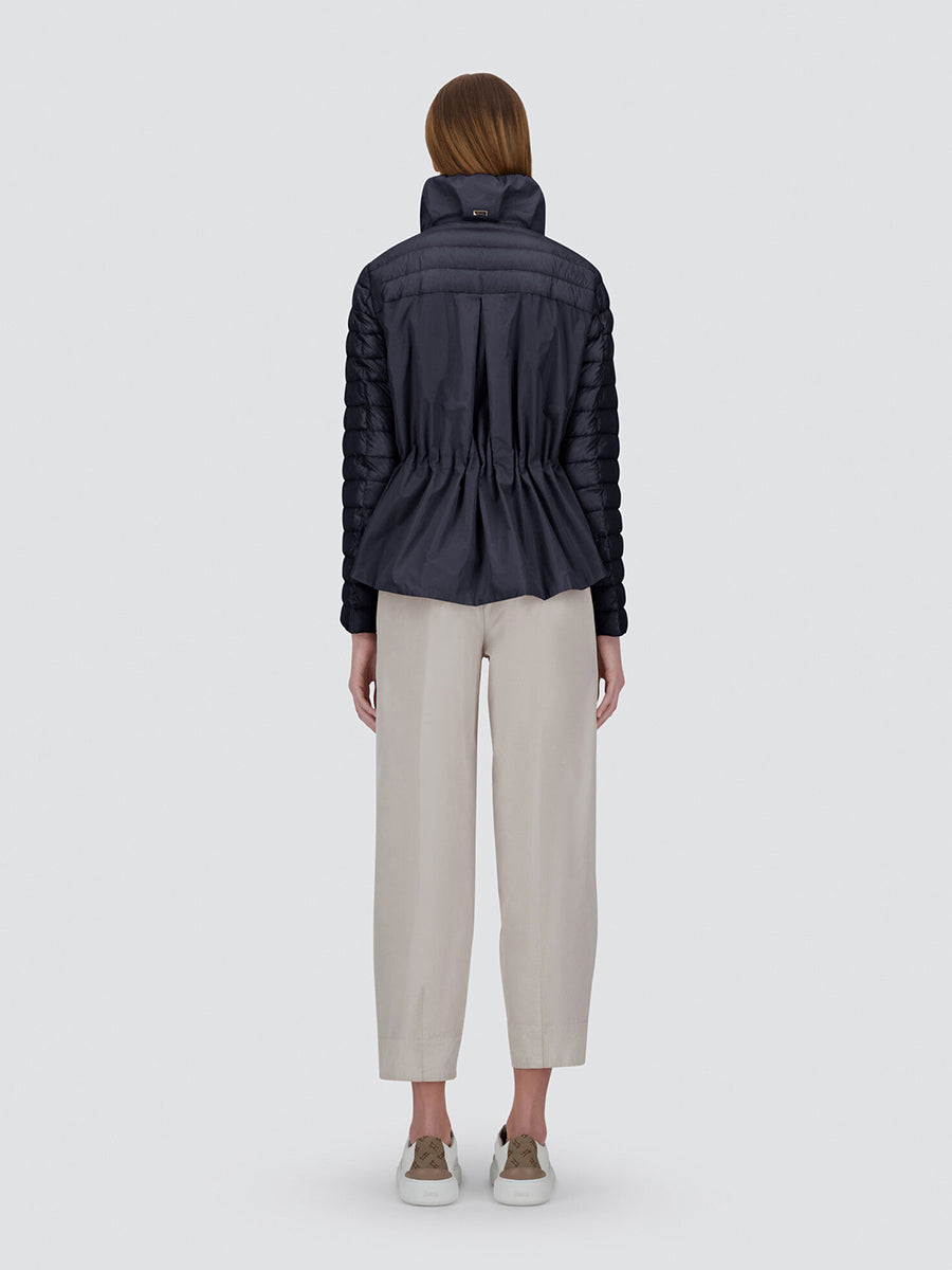 Herno Ultralight Short Puffer in Navy