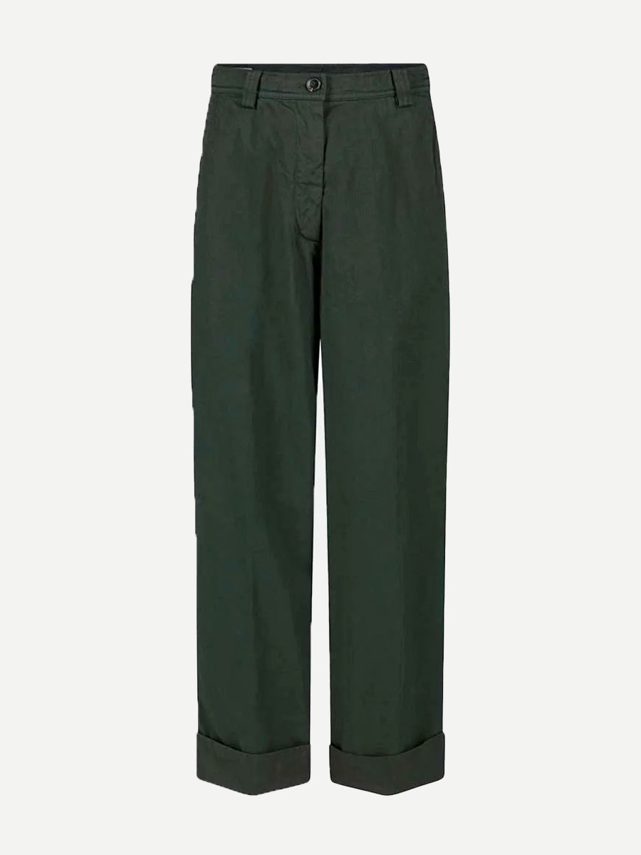 Dries Van Noten | Pakora Bis Pants in Dark Green