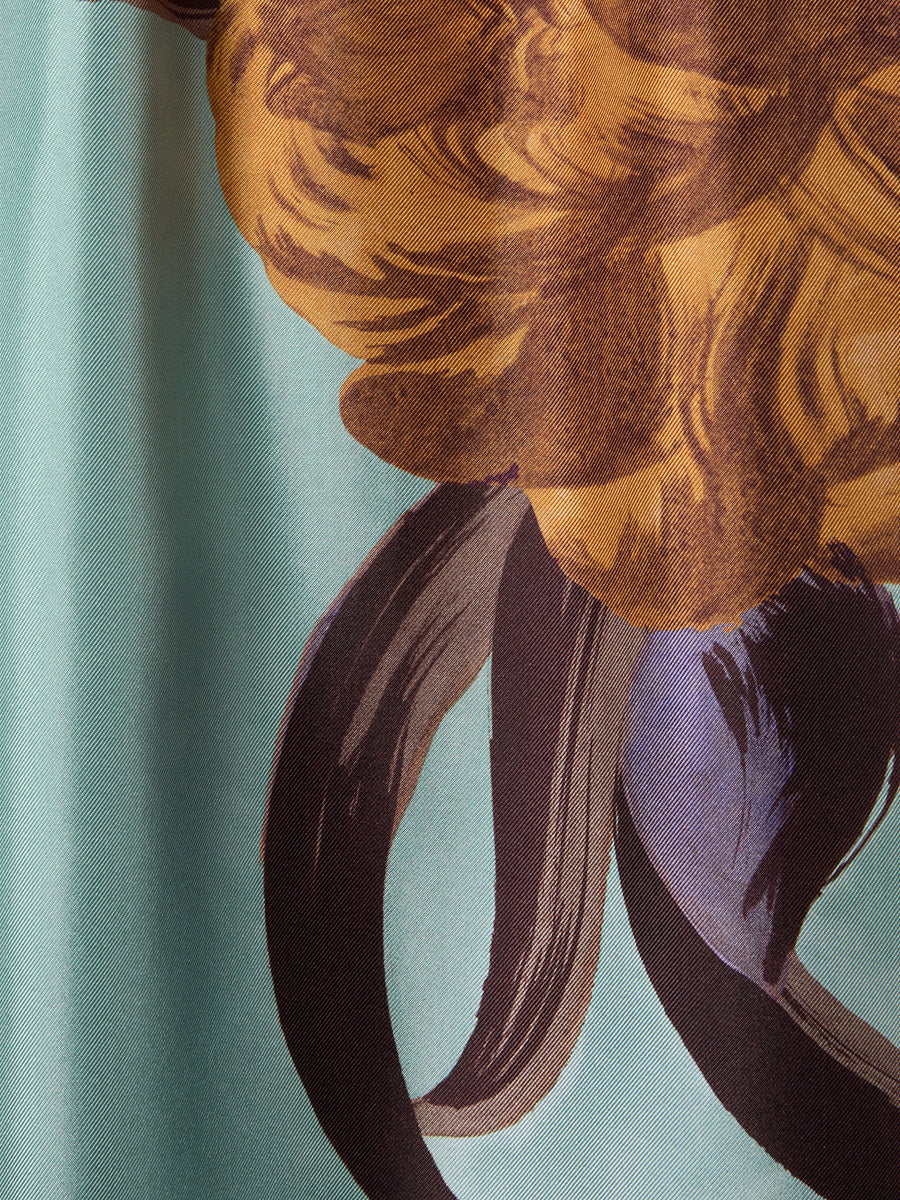 Palazzo Pants in Peony Placee Blue