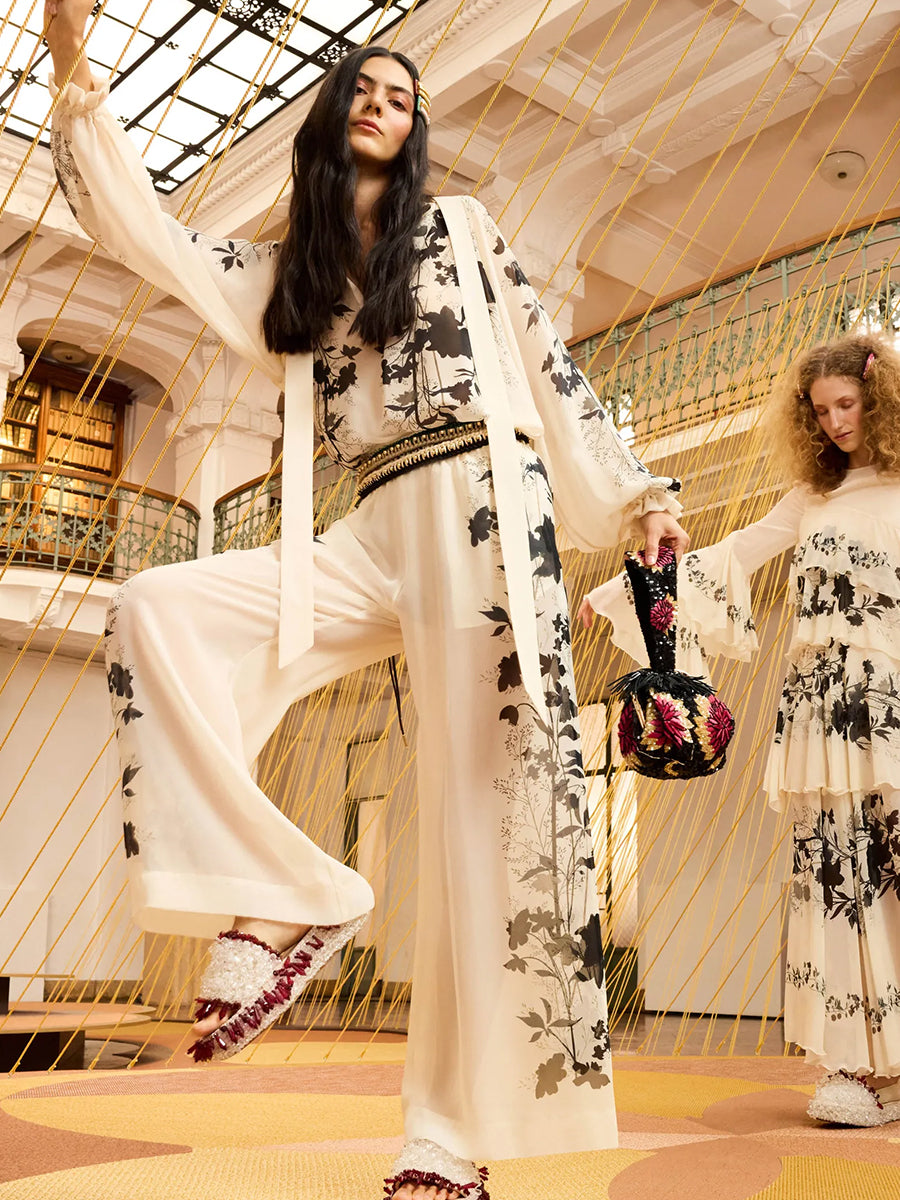 La DoubleJ | Palazzo Pants in Stilo Placee