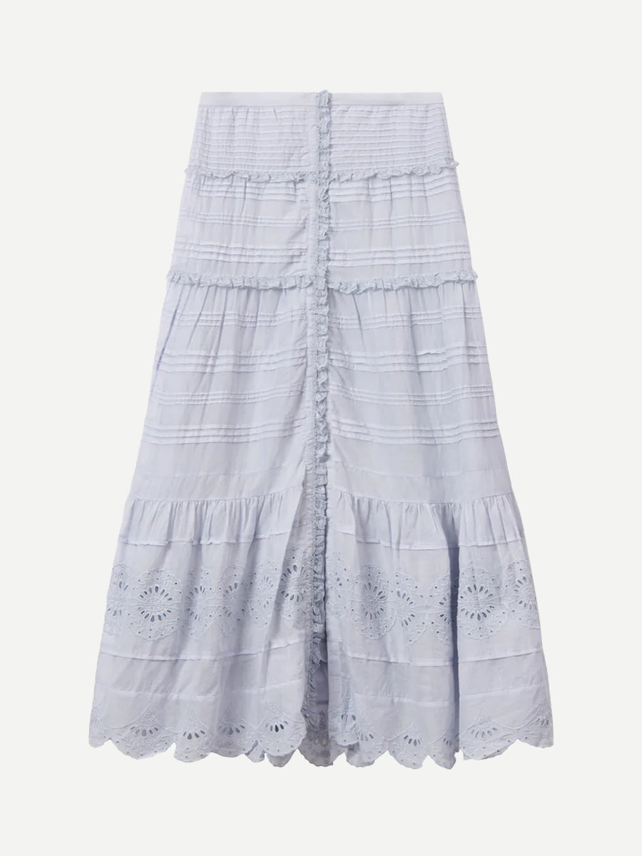 Isabel Marant Paoline Skirt in Light Blue