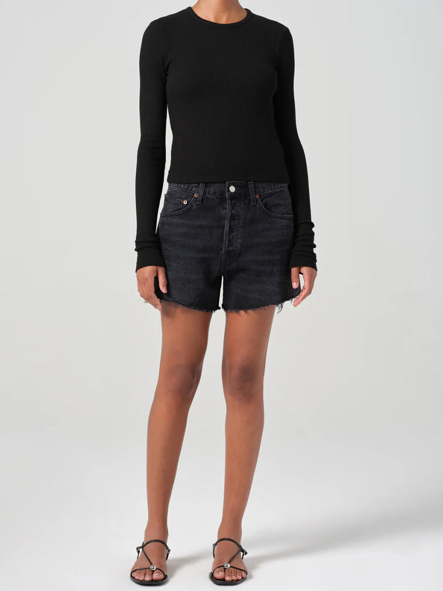 Agolde Parker Long Short in Fright