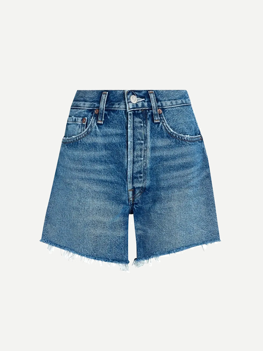 Parker Loose Fit Long Vintage Short in Skywave