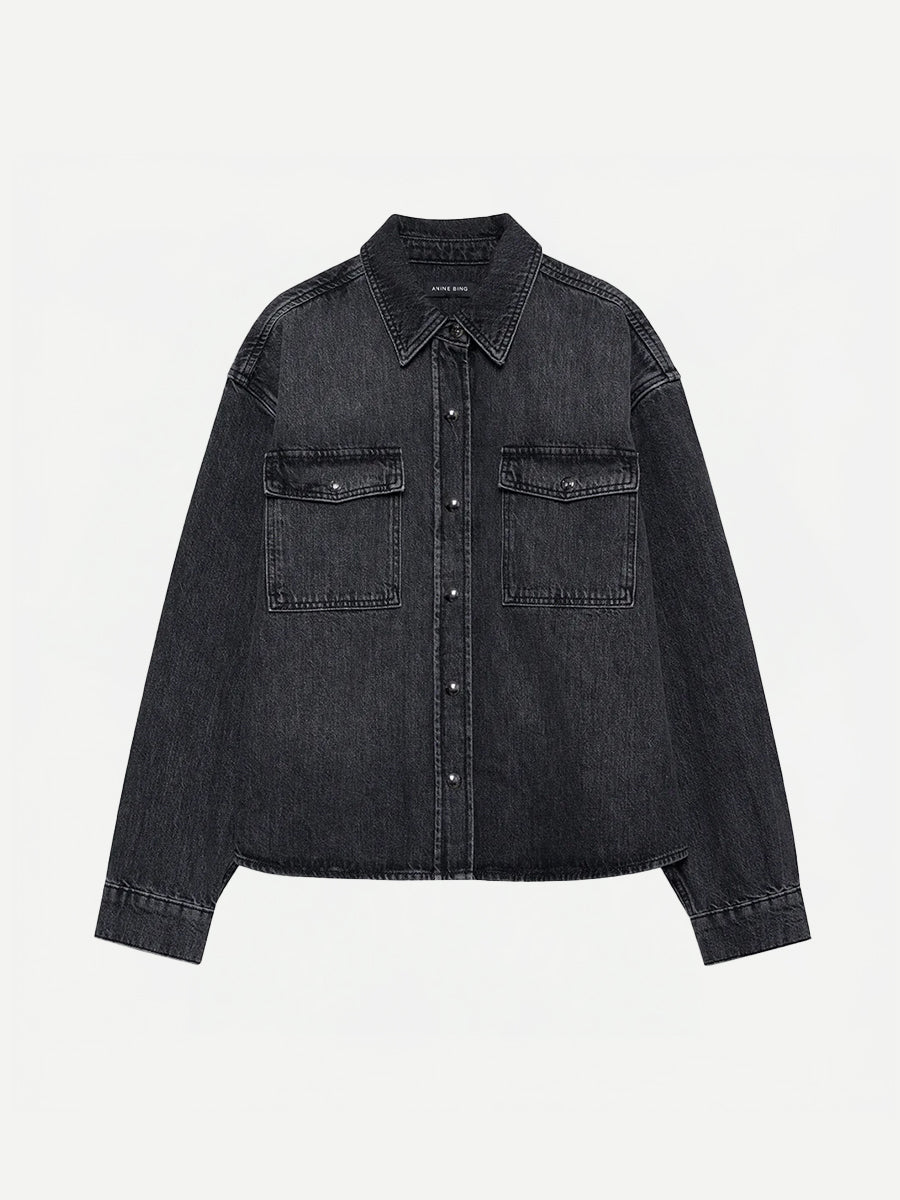 Paxton Shirt in Arctic Night