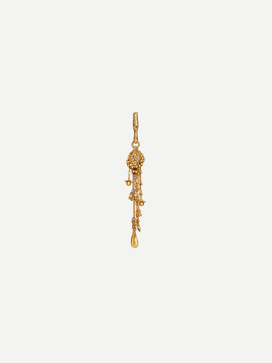 Pendant Jewel Clip in Old Brass