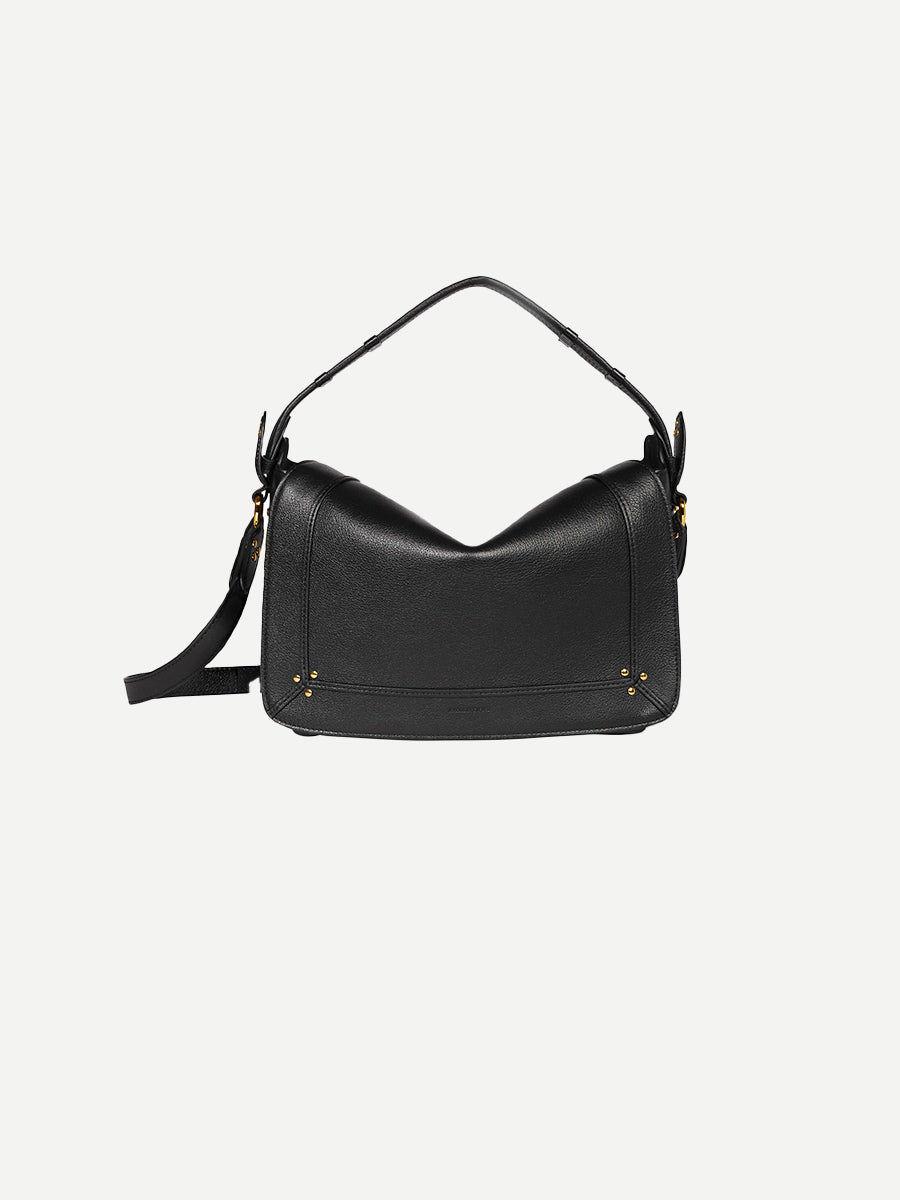 Jérôme Dreyfuss | Pepito Medium Bag in Noir Brass