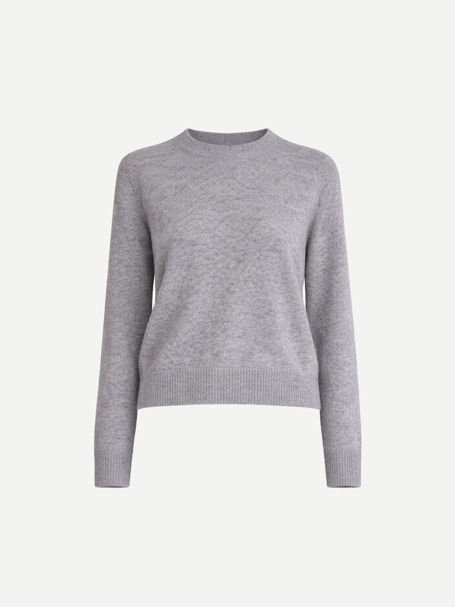 Peter Sweater in Mid Grey Marle
