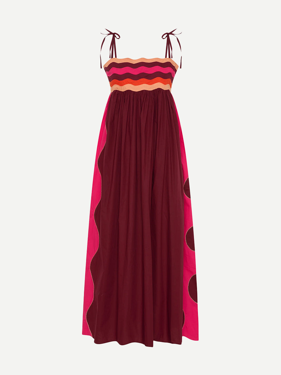 Ilio Nema Philomela Dress in Pink and Red