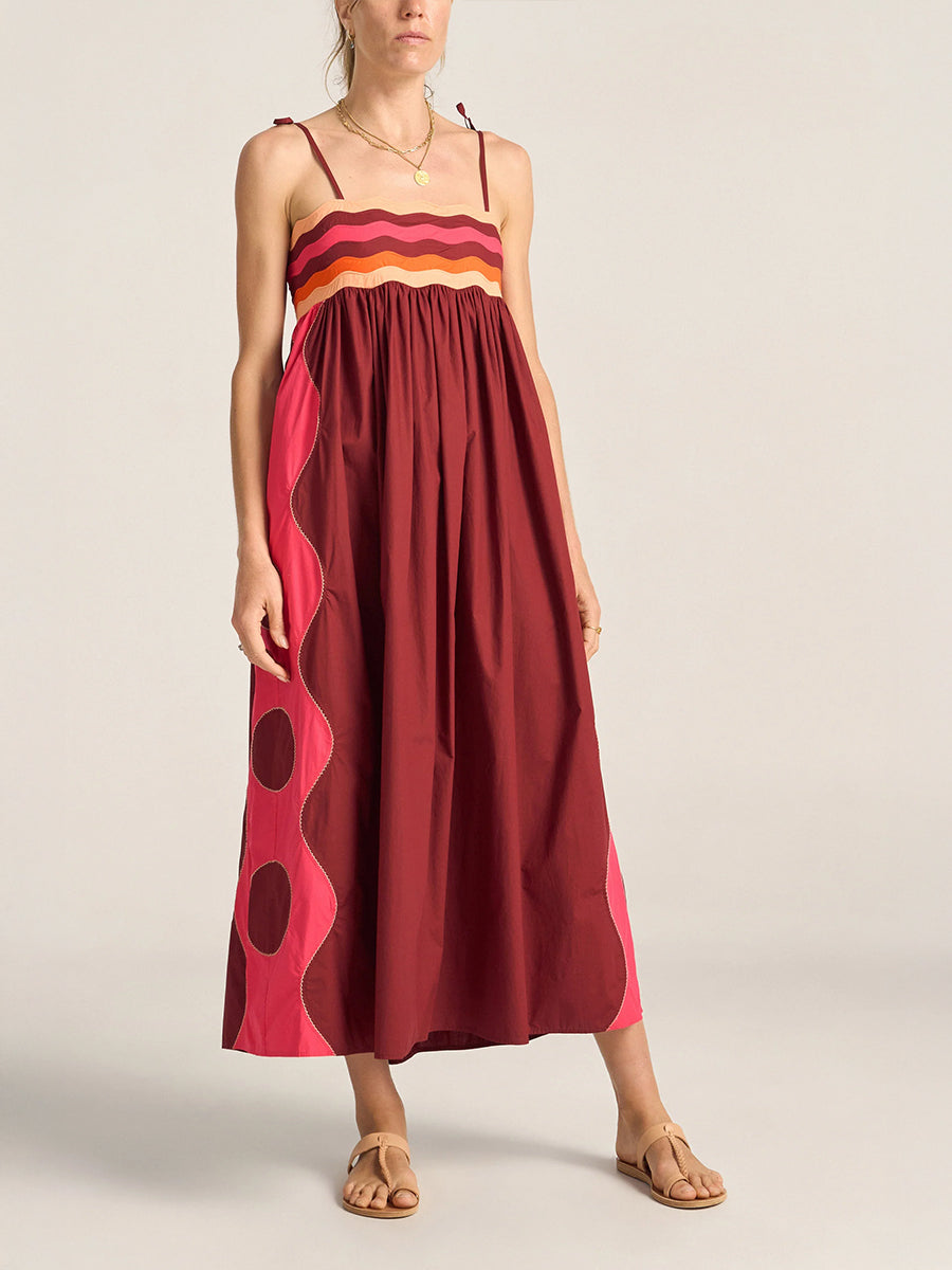 Ilio Nema Philomela Dress in Pink and Red