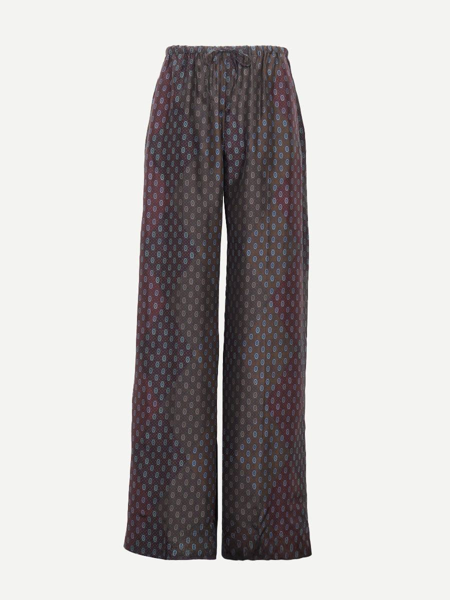 Dries Van Noten Puvis Long Pants in Burgundy | Perth, Western Australia