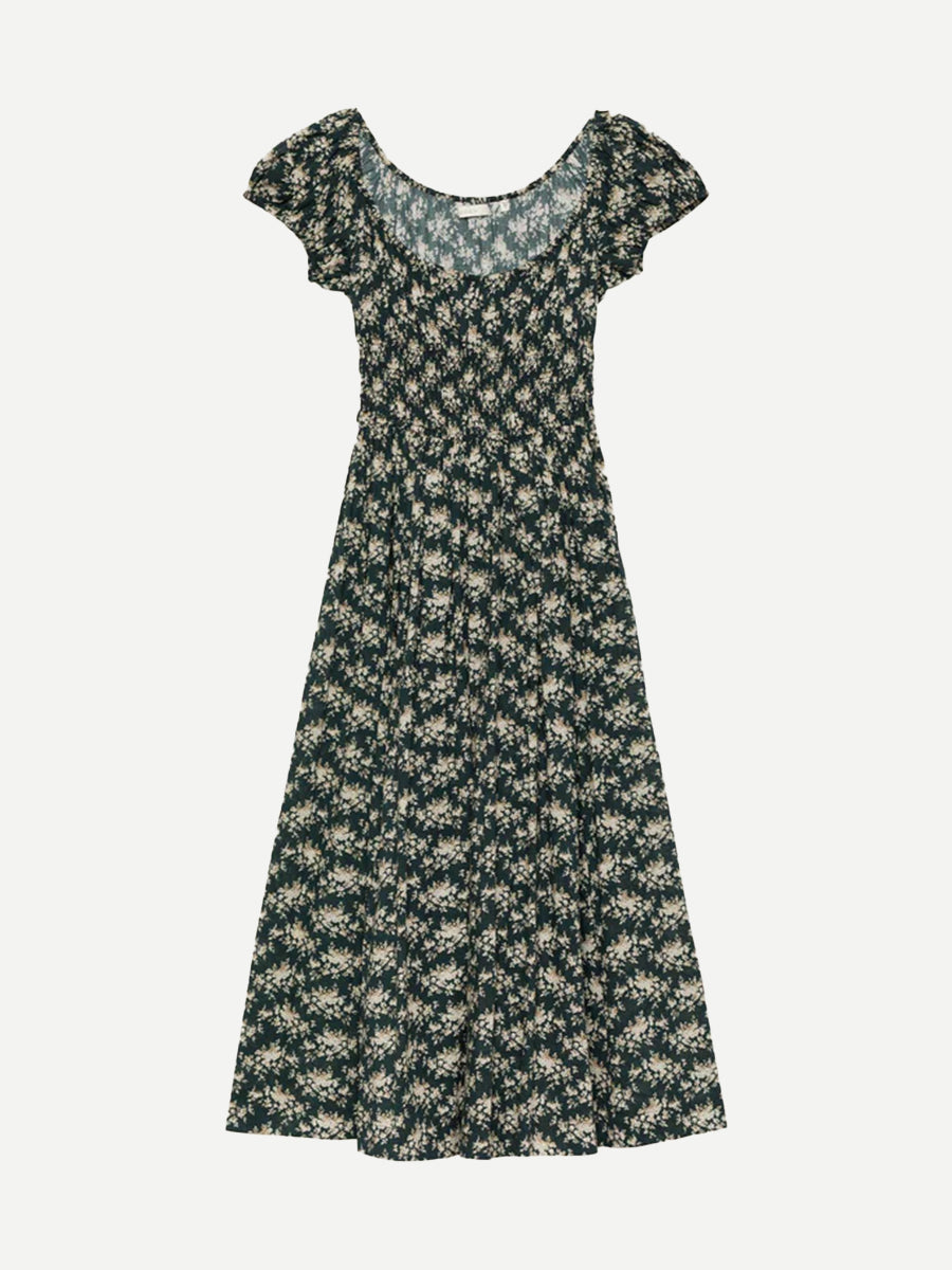 Doen Quinley Dress in Noir Rossier Floral | Shop Now at Adam Heath, Western Australia