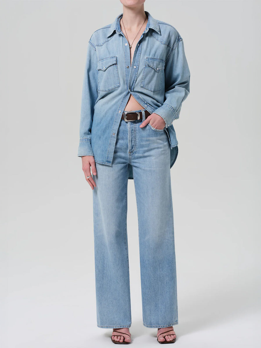 Citizens of Humanity Rancher Kayla Shirt in Abbott