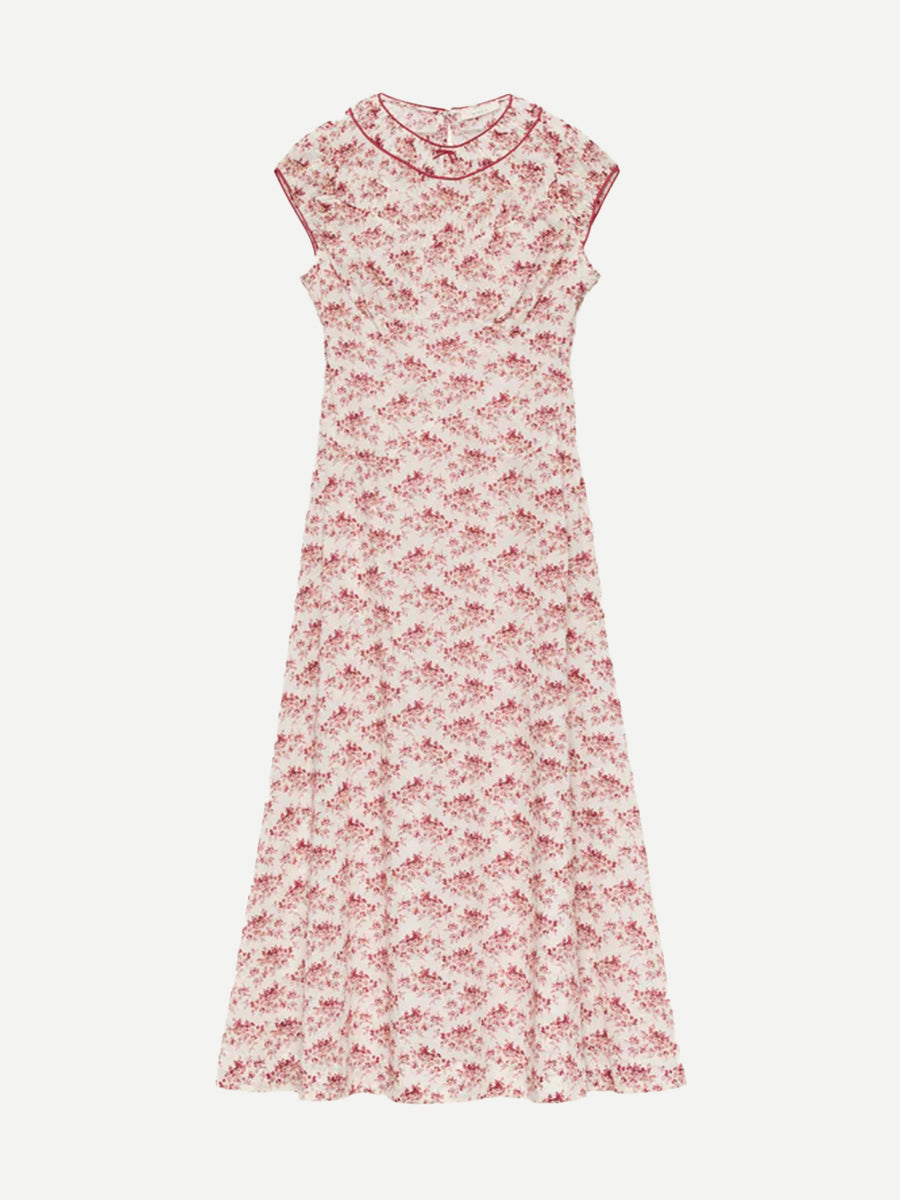 Doen Raphaela Dress in Ivory Rosier Floral