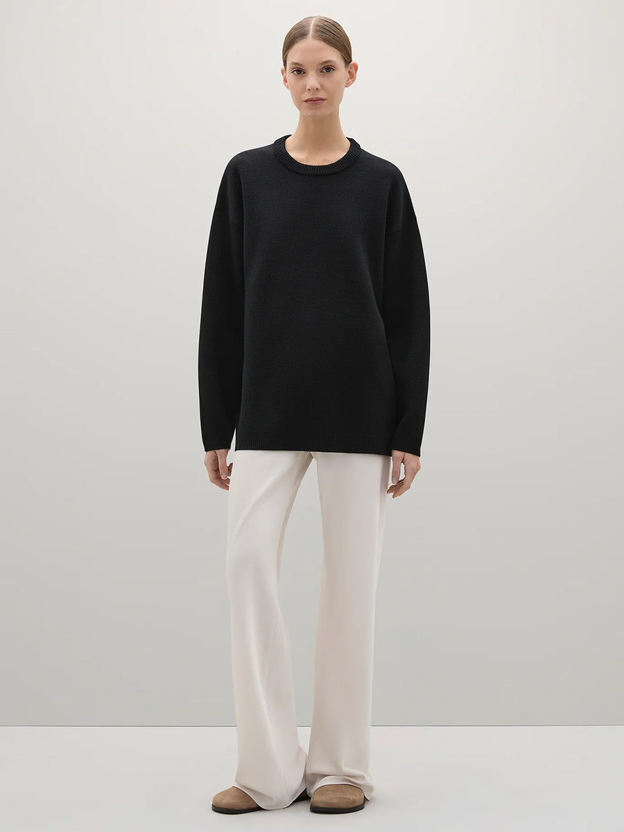 A.Emery Reid Crew Knit in Black