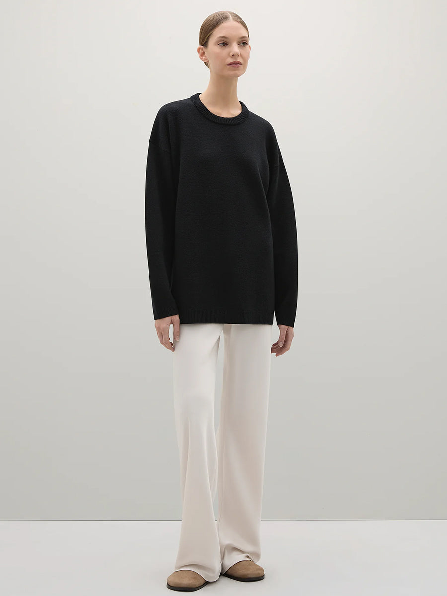 A.Emery Reid Crew Knit in Black