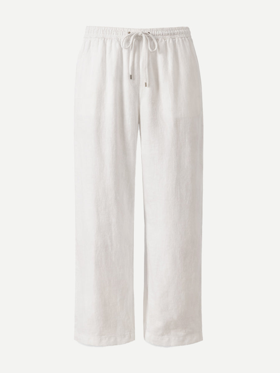 James Perse | Relaxed Wide Leg Pant in White