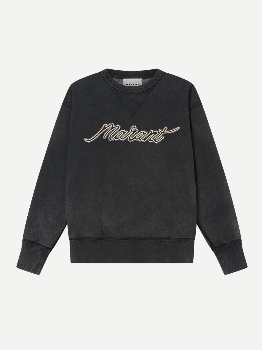 Isabel Marant Rise Sweatshirt in Faded Black