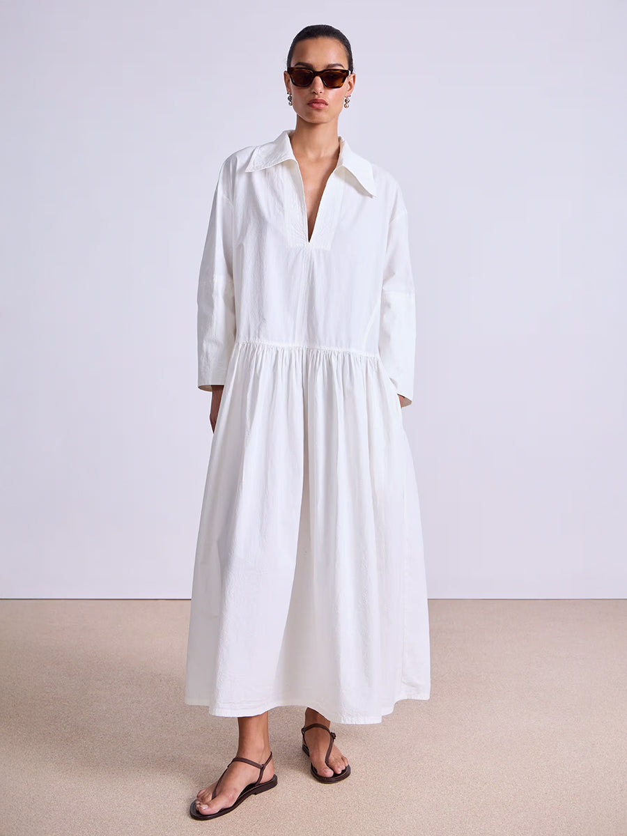 Romana Maxi Dress in Cream