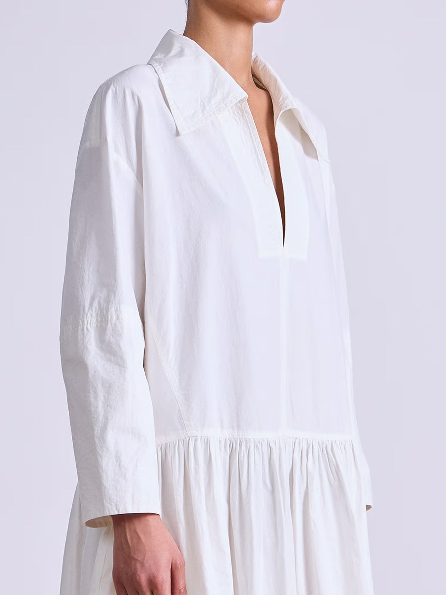 Apiece Apart Romana Maxi Dress in Cream