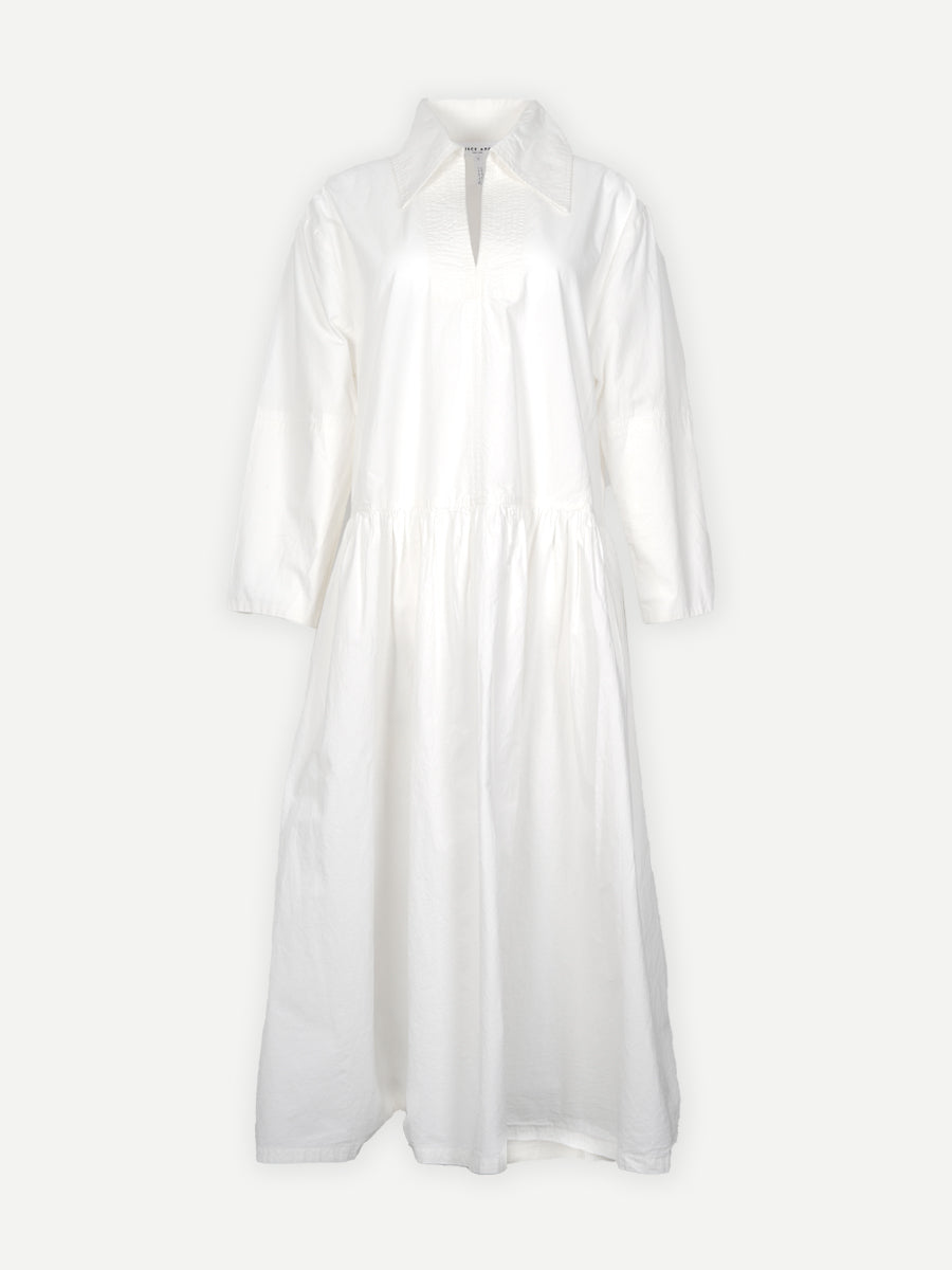 Apiece Apart Romana Maxi Dress in Cream