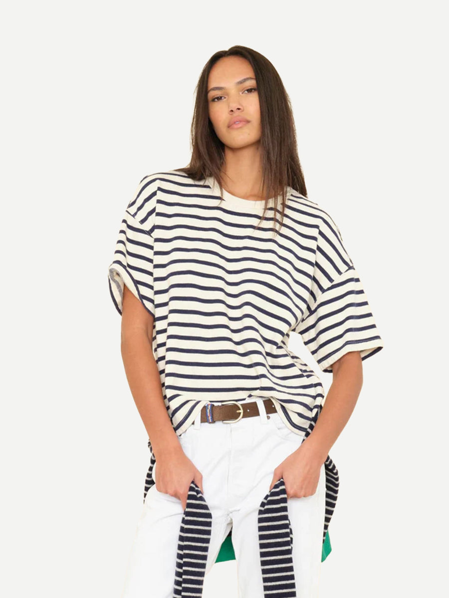 Xirena Romeo Tee in Natural Stripe
