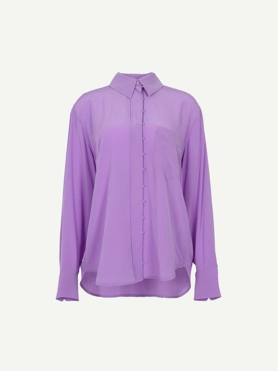Victoria Beckham Rouleaux Blouse in Verbena