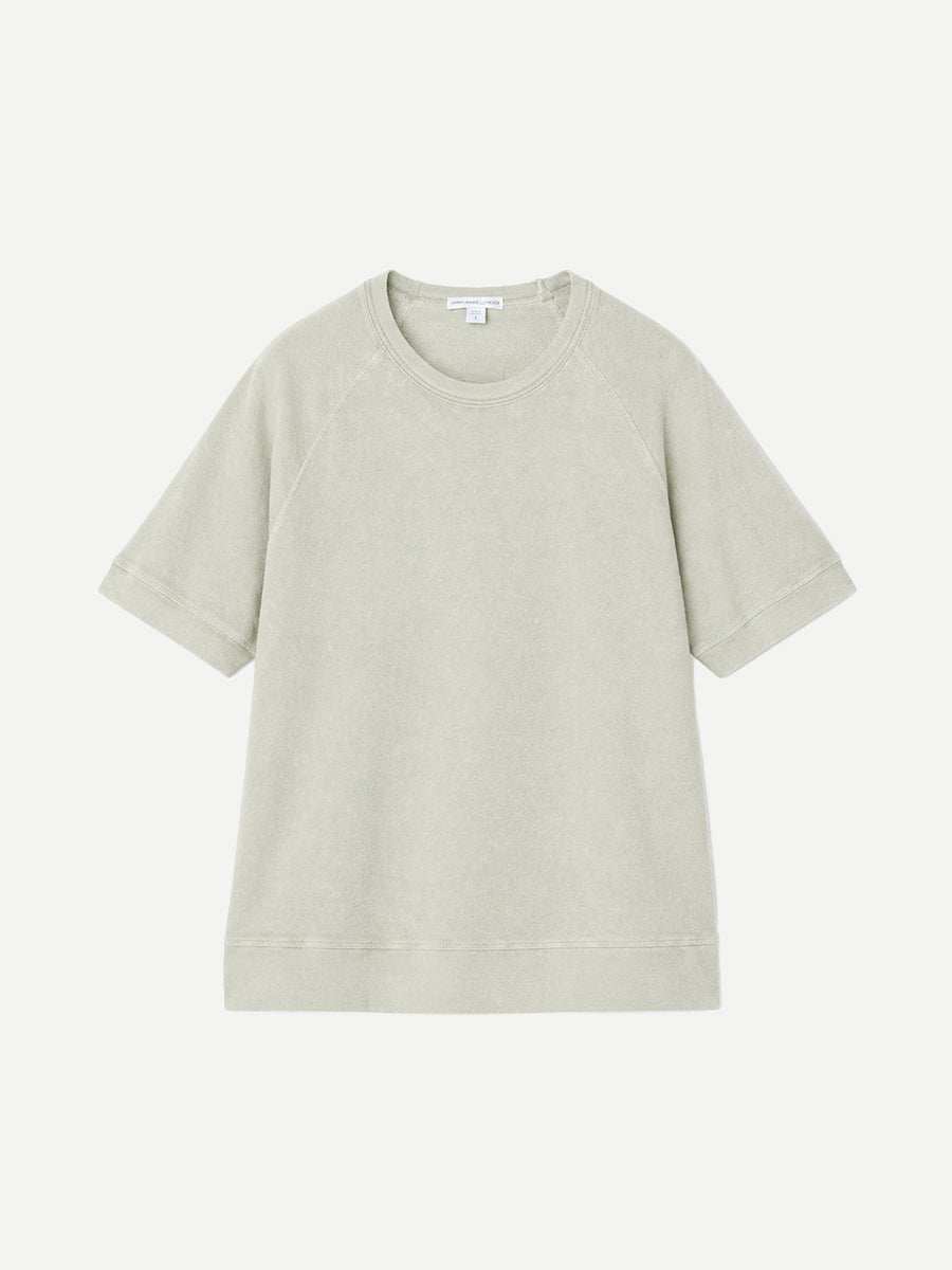 James Perse S/S Raglan Pullover in Celery Pigment
