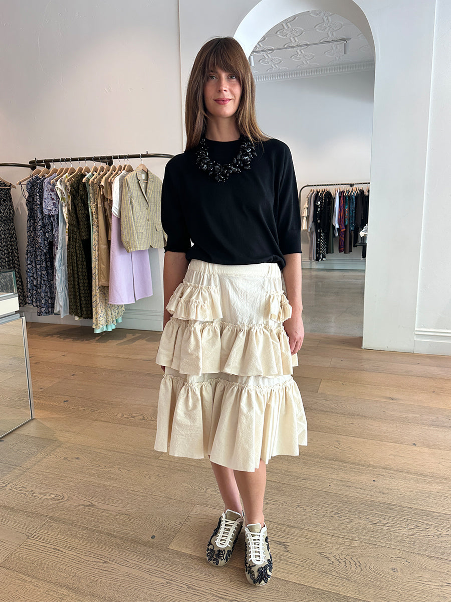 Sacuna Skirt in Ecru