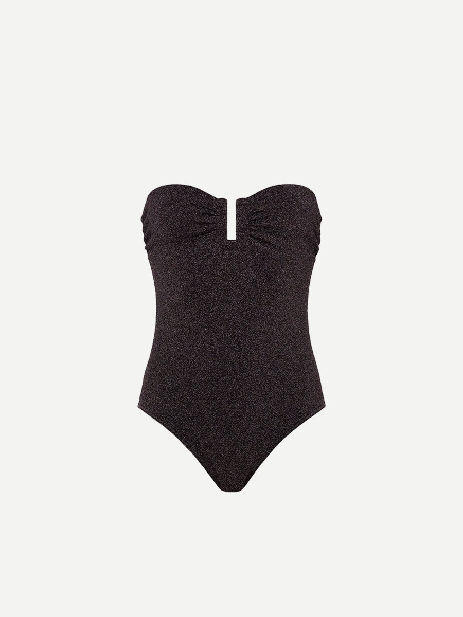 Eres Scintilliant Bustier in Noir Lurex