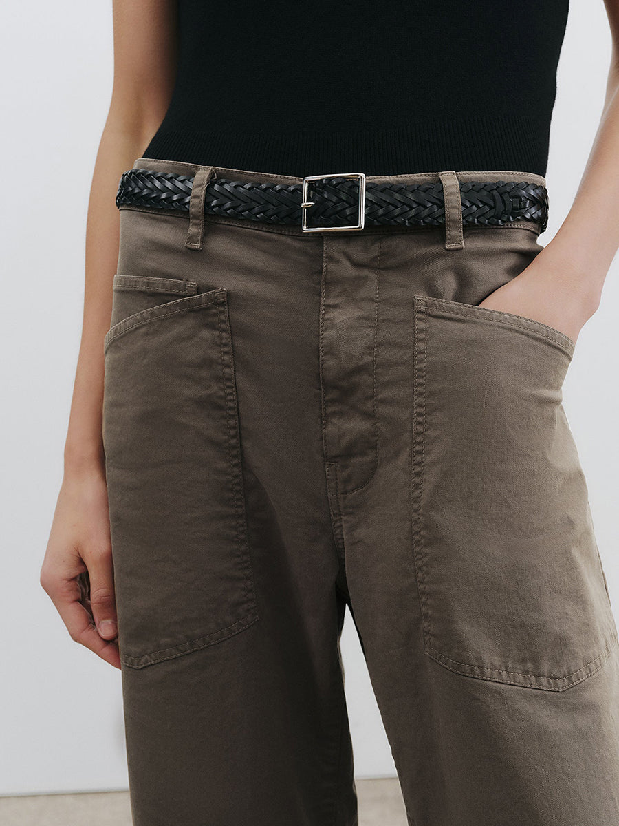 Nili Lotan Shon Pant in Army Grey