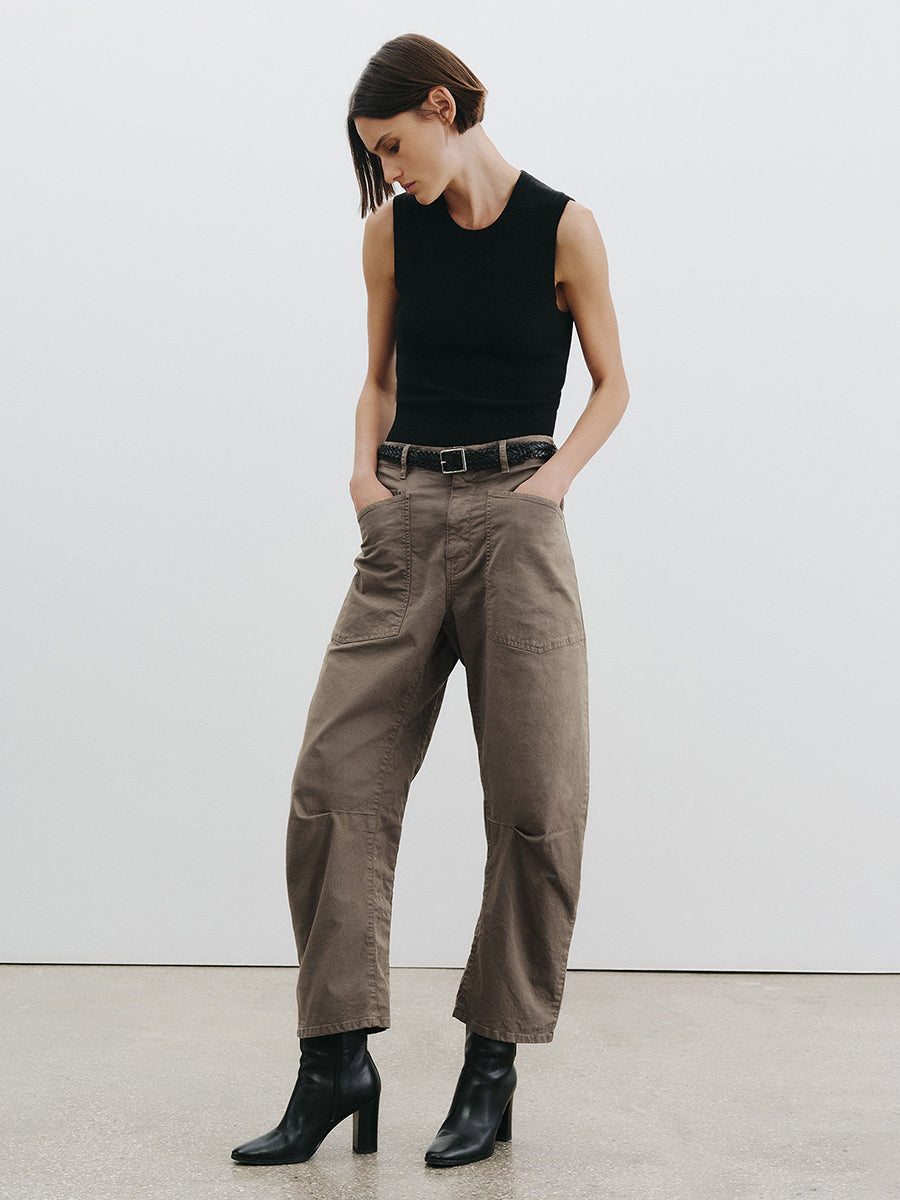 Nili Lotan Shon Pant in Army Grey